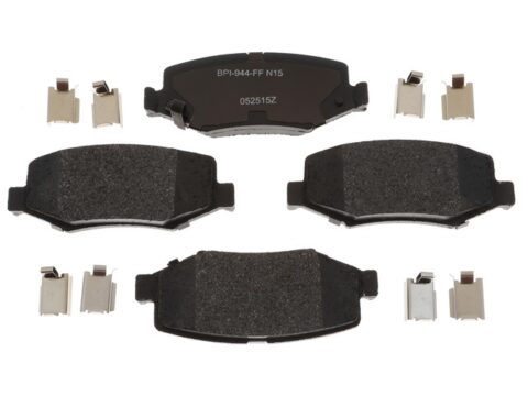 Juego Pastillas De Freno  Traseras Jeep Wrangler 2007/2017 - Metalicas
