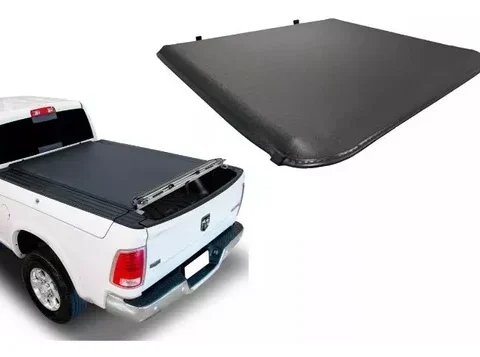 Capota marítima negra para Dodge Ram doble cabina pick up de 6.4 pies, modelo 2002/2011 - imagen principal.