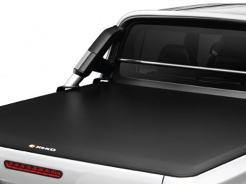 Capota marítima negra para Chevrolet Dmax 2004/2014 Doble Cabina, compatible con Great Wall Wingle 5 2008/2023 sin reja original. Producto de alta calidad para camionetas en Chile.