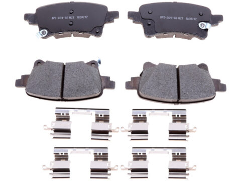 Pastillas de freno traseras para Jeep Wrangler 2021/2024 Gladiator 2021/2024 - Cerámicas, componente automotriz de alta calidad.