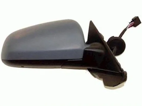 Espejo derecho eléctrico para Audi A3 2004/2008, con función de desempañador, listo para pintar, luneta convexa de 5 pines, ideal para automóviles de 5 puertas.