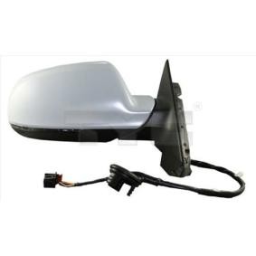 Espejo Izquierdo Audi A3 2010/2012 3 Puertas Electrico / Con Defroster / Con Senalizador (Blinker) / Para Pintar / Con Indicador De Punto Ciego 8 Pin