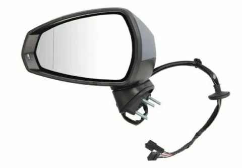 Espejo Izquierdo Audi A3 2013/2015 Sedan Electrico / Con Defroster / Con Senalizador (Blinker) / Para Pintar / Con Indicador De Punto Ciego 8 Pin