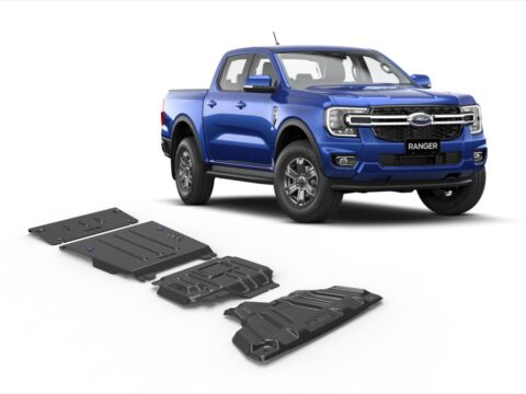 Capota dura trifold para Ford Ranger 2012/2023 y Mazda Bt50 2013/2020, con dos luces LED interiores incluidas. Ideal para vehículos pickup en Chile.