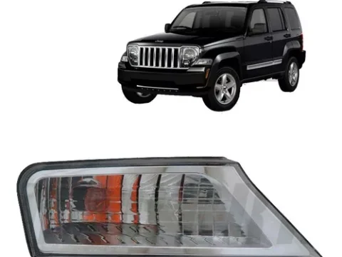 Parte delantera de un farol intermitente izquierdo para Jeep Liberty del año 2008 al 2012.