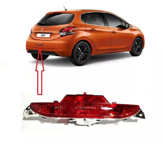 Farol Antiniebla Trasero Peugeot 208 2013/2016 10 Farol antiniebla trasero para Peugeot 208 modelo 2013/2016 en Chile