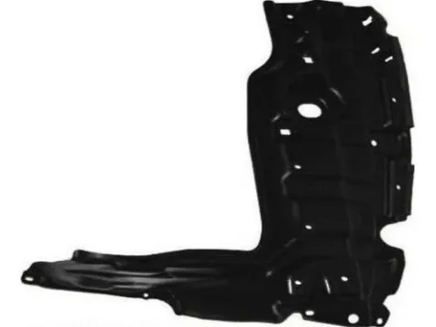 Cubre Motor Izquierdo para Toyota Yaris modelo 2006 a 2013, vista frontal. Adecuado para automóviles en Chile.