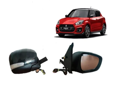 Espejo izquierdo eléctrico con blinker para Suzuki Swift modelo 2018-2024, imagen principal.