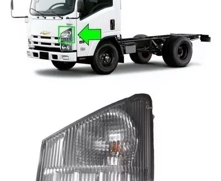 Farol delantero derecho para Isuzu Npr/Nkr 2010-2015. Ideal para autos en Chile.