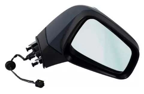 Espejo retrovisor derecho eléctrico para Chevrolet Tracker 2016 en adelante y Opel Mokka X 2016 en adelante, listo para pintar en base negra y con desempañador. Perfecto para autos en Chile.