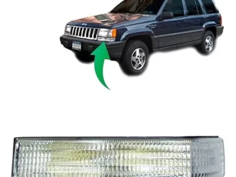 Repuesto de un farol de parachoques del lado derecho para Jeep Grand Cherokee del año 1993 a 1996.