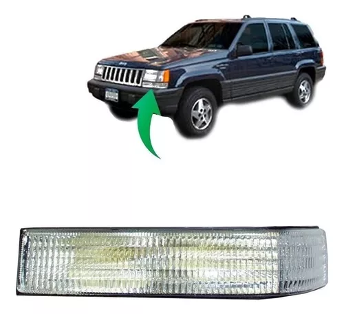 Farol De Parachoques Lado Derecho Jeep Grand Cherokee 1993/1996 10 Repuesto de un farol de parachoques del lado derecho para Jeep Grand Cherokee del año 1993 a 1996.