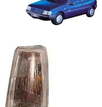 Imagen de un faro izquierdo para Peugeot 205 fabricado entre 1991 y 1993, en Chile.