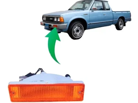 Farol izquierdo del parachoques delantero de un Nissan 720 modelo 1993 a 1995
