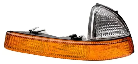 Vista frontal de un farol de lado izquierdo para Dodge Dakota/Durango modelo 1997-2004 en alta resolución.