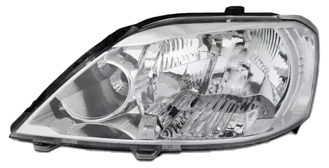 Óptico delantero izquierdo de un Renault Logan año 2011 o 2012. Pieza de repuesto para automóviles en Chile.