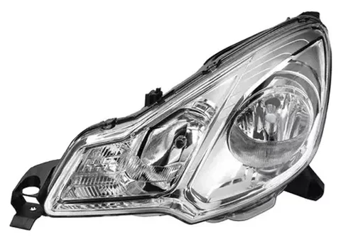 Óptica izquierda de un Citroen C3 del año 2011 al 2016, vista desde un ángulo frontal.