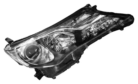 Faro delantero derecho de un Toyota Rav4 modelo 2013 a 2016, pieza de repuesto para auto.