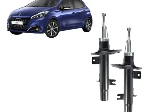 Amortiguador delantero derecho para Peugeot 208, excluyendo modelo GTi, con base de 47 mm - imagen principal.
