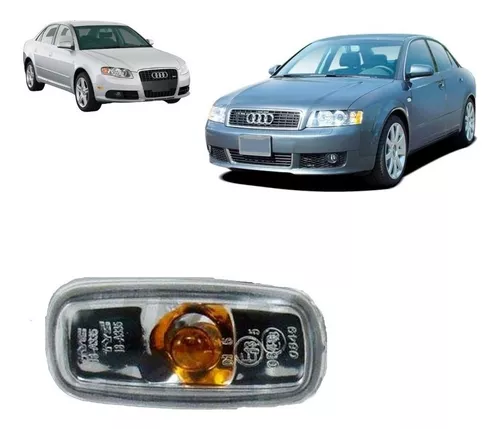 Farol Lateral Tapabarro Izquierdo/Derecho Audi A4 1999/2004 - Sedan 13 Pieza de repuesto para Farol Lateral Tapabarro Izquierdo/Derecho de Audi A4, modelo 1999 a 2004, ideal para sedanes.