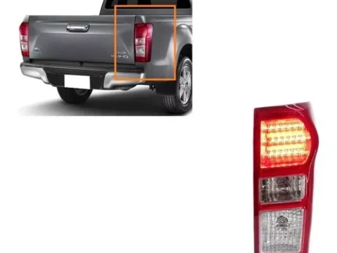 Fotografía detallada del farol trasero derecho de un Chevrolet Dmax 4Wd Led del año 2015 al 2020. Ideal para identificar repuestos para este modelo de vehículo en Chile.
