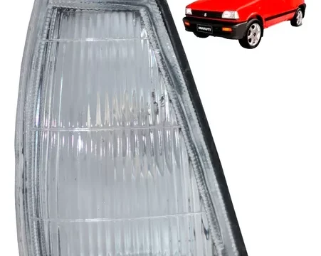 Farol delantero de un vehículo Suzuki Maruti modelo 1998/2008 de color blanco en Punta Izquierdo.
