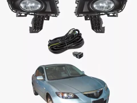Kit de neblineros para Mazda 3 Sedan 2007-2010, accesorio principal para mejorar la visibilidad en condiciones de neblina u oscuridad. Perfecto para tu vehículo Mazda 3 en Chile.