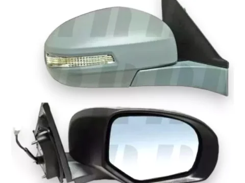 Espejo derecho eléctrico con señalizador (Blinker) para pintar, compatible con Suzuki Swift 2011/2018 - View Max.