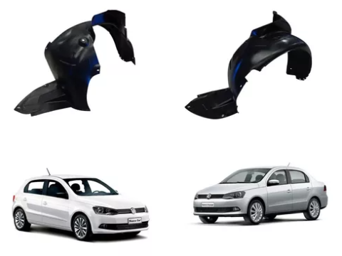 Pieza del guardafango delantero izquierdo para Volkswagen Gol generación 5, 6 y 7, fabricados entre 2008 y 2018.