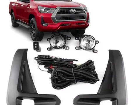 Neblineros de alta gama para Toyota Hilux Revo 2021 en adelante, con tecnología LED. ¡Maximiza la visibilidad en tu vehículo!