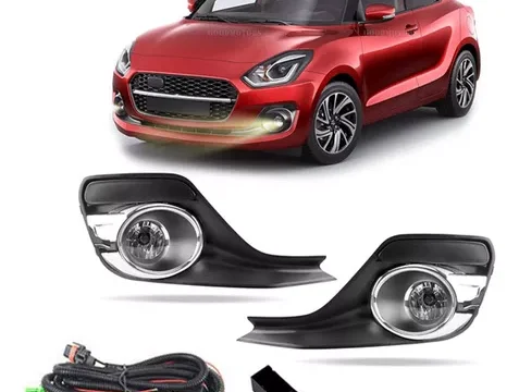 Kit de neblineros para Suzuki Swift 2019/2020 con bisel cromado