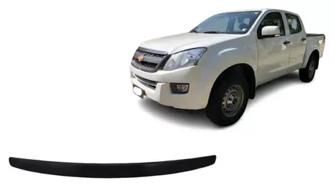 Pieza de repuesto para Chevrolet Dmax 2015-2020, moldura negra para el capot del vehículo.