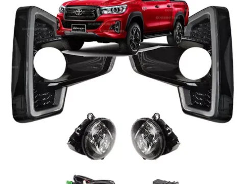 Kit de neblineros con bisel LED para Toyota Hilux Revo 2019/2020 en Chile