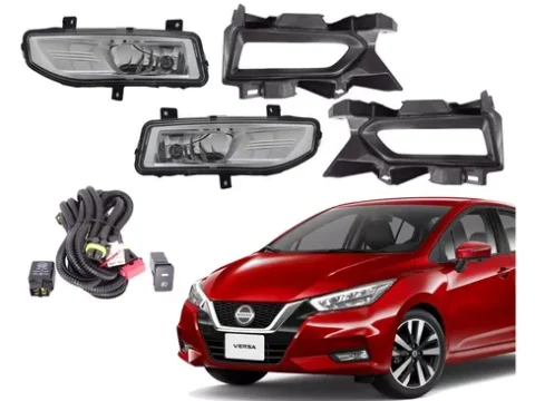 Kit de neblineros para Nissan Versa 2020 y modelos posteriores, accesorio imprescindible para mejorar la visibilidad en condiciones de neblina. ¡Consíguelo ahora!