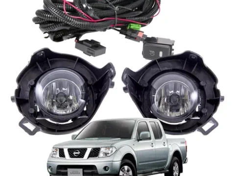 Kit de neblineros para Nissan Navara 2007/2014 D40, ideal para mejorar la visibilidad en condiciones de neblina.