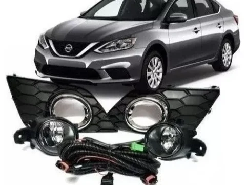 Kit de neblineros para Nissan Sentra modelo 2016 en adelante, ideal para mejorar la visibilidad en condiciones de neblina. ¡Compra el tuyo ya!