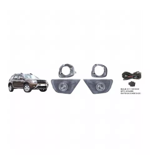 Kit Neblineros Renault Duster 2020 En Adelante 1 Kit de neblineros para Renault Duster 2020 en adelante, accesorio automotriz de alta calidad para mejorar la visibilidad en condiciones de neblina.