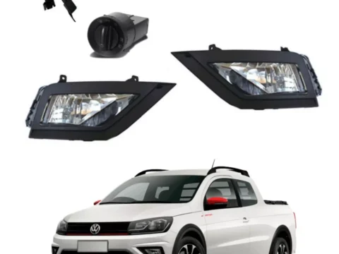 Kit de neblineros para Volkswagen Saveiro fabricados a partir de 2017 en adelante. Perfectos para mejorar la visibilidad en condiciones de neblina.
