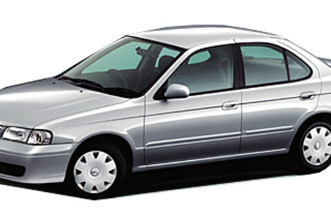 Filtro de aire para auto Nissan Sunny modelo 2003-2008, pieza de repuesto.