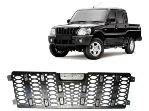 Rejilla delantera de la máscara de un Mahindra Pik Up modelo 2011 a 2016.