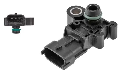 Fotografía de un Sensor Map para varios modelos de Chevrolet, como Captiva, Orlando, Sail, Sonic, Spark Gt y Tracker.