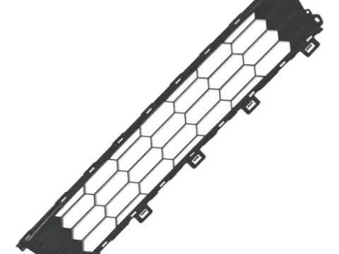 Rejilla de parachoques delantero de una camioneta Mitsubishi L200 Triton modelo 2016 a 2019