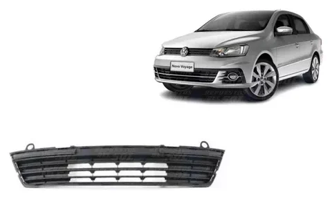 Rejilla del parachoques con cromo para Volkswagen Gol G7 Voyage 2016/2018