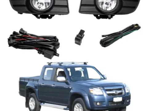 Kit de neblineros para Mazda BT50 modelo 2006 al 2008 en diseño de alta calidad y durabilidad, ideal para mejorar la visibilidad en condiciones de neblina.