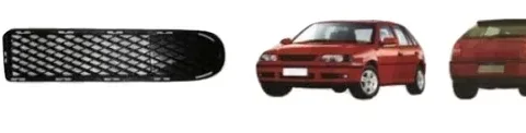 Rejilla parachoques izquierdo para Volkswagen Gol del año 2000 al 2004.
