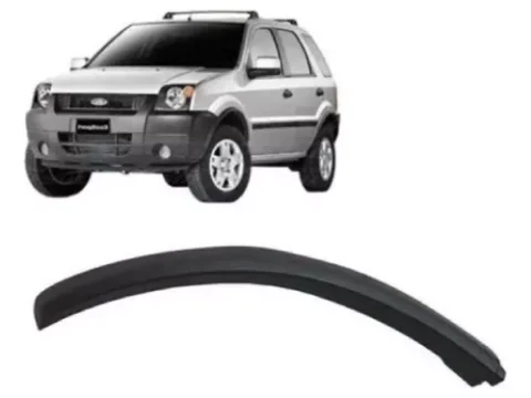 Pieza de repuesto para el tapabarro trasero izquierdo de un Ford Ecosport fabricado entre 2003 y 2007 en Chile.