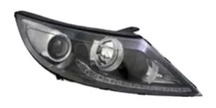 Farola delantera izquierda con luz LED diurna del modelo Kia Sportage 2011 a 2016.