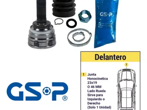 Junta homocinética del lado de la rueda para Chevrolet Spark 800 Lt 2006/2015 en Chile - tamaño 23x19 o 46 mm