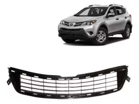 Rejilla Paraqchoque para Toyota Rav4 modelo 2013/2016 en adelante, vista desde el frente. Ideal para vehículos en Chile.