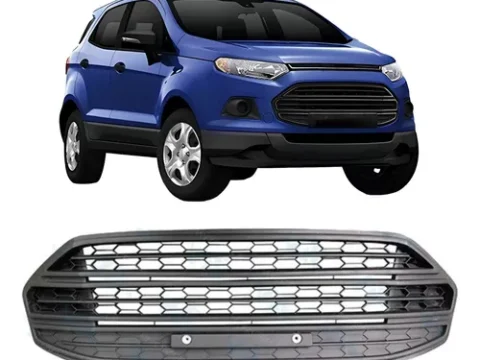 Rejilla Parachoques Inferior Ford Ecosport 2013/2018 - Vista frontal del accesorio para automóvil, modelo específico para el año 2013 al 2018. Ideal para proteger el paragolpes de tu vehículo.